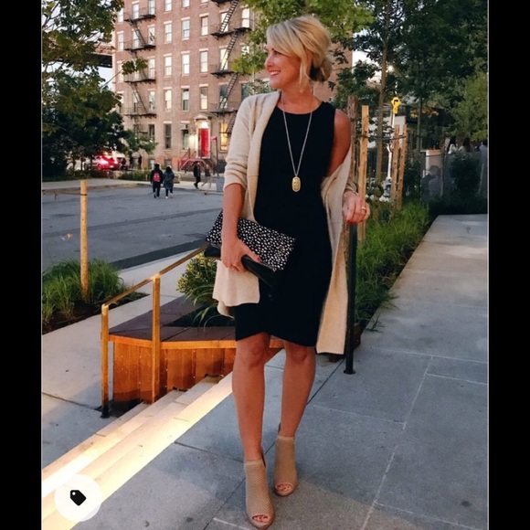 HOST PICK 🎉🎊Jones & CO, Black Ribbed Knit Dress!❌❌SOLD - Picture 2 of 15